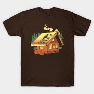 Tiny Homes Cabin on Woods by Tobe Fonseca T-Shirt